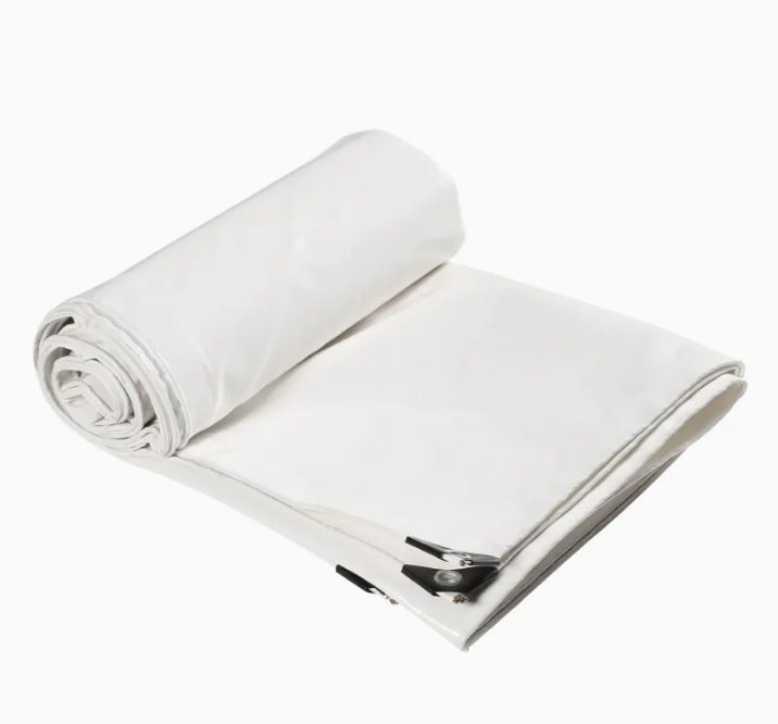 White tarpaulin