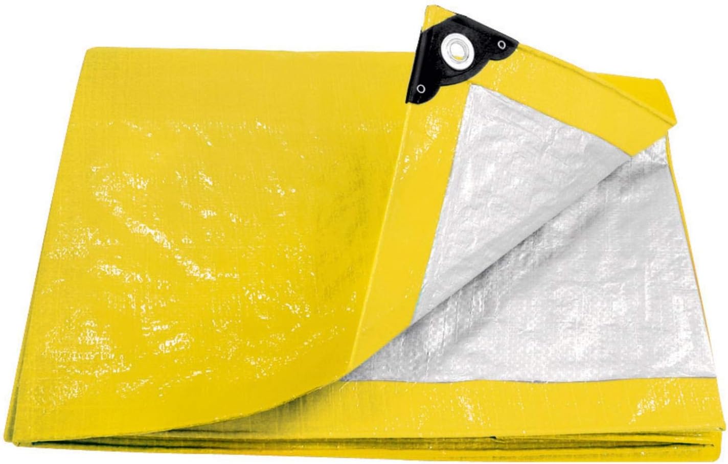 Yellow tarpaulin