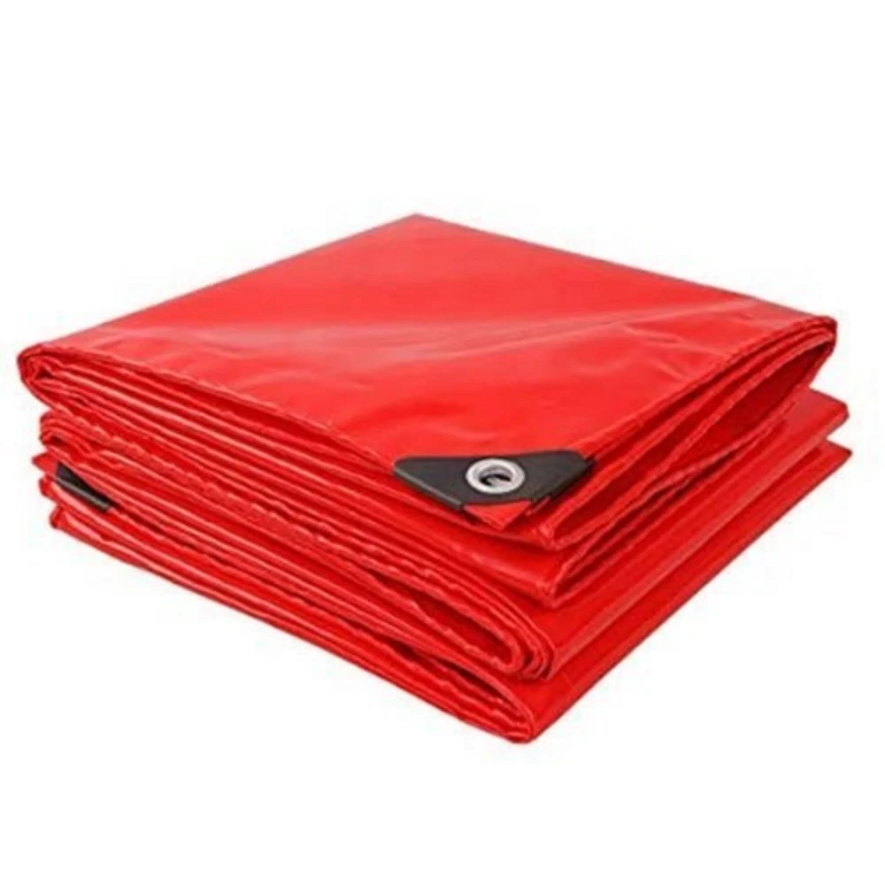 Red tarpaulin