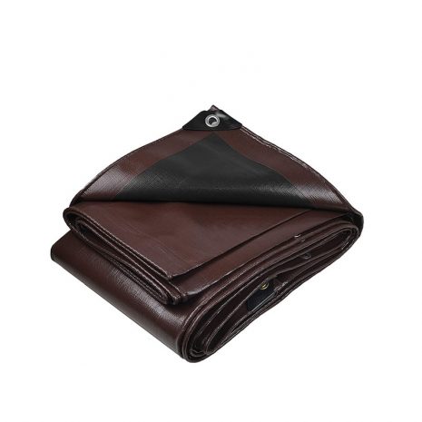Brown tarpaulin