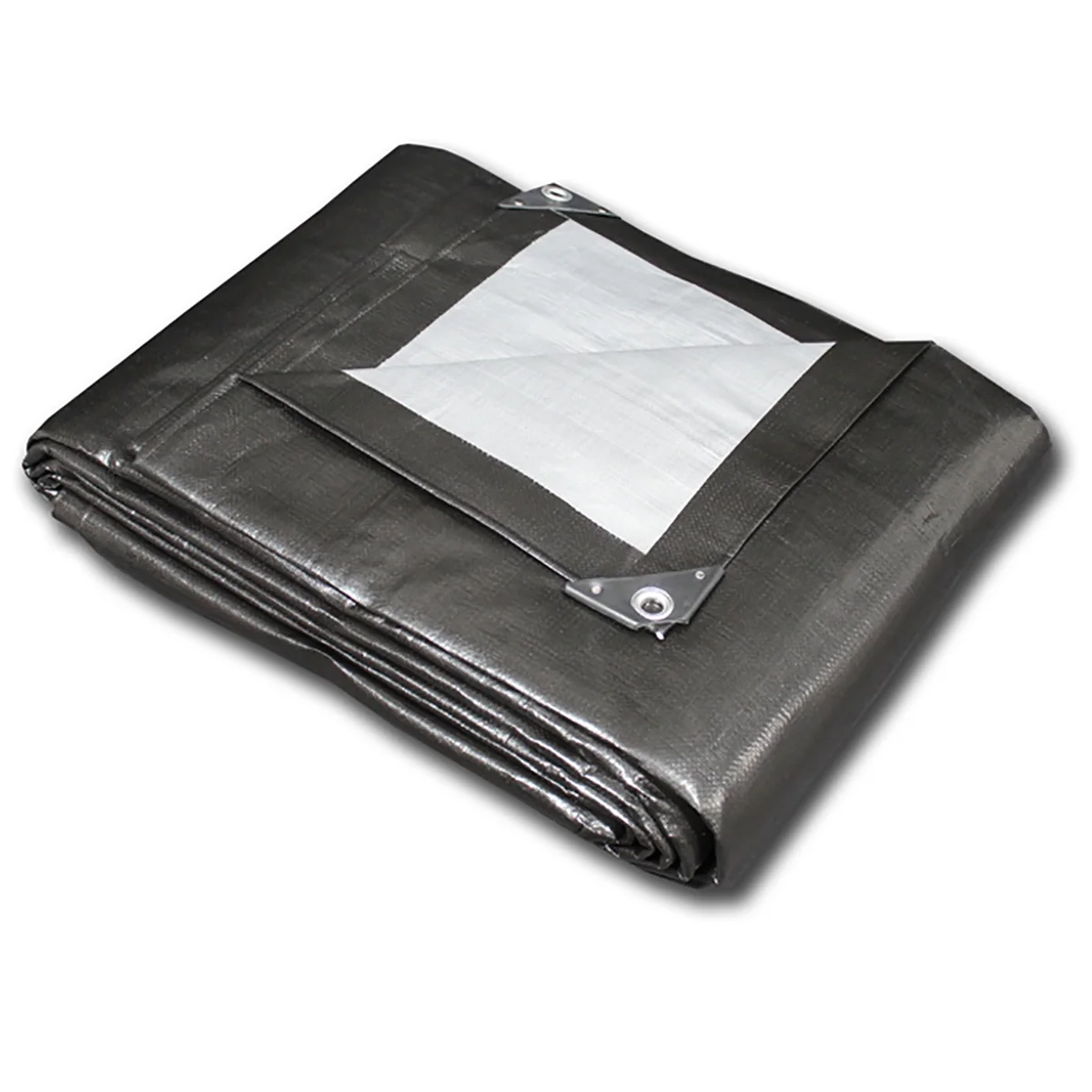 Grey tarpaulin