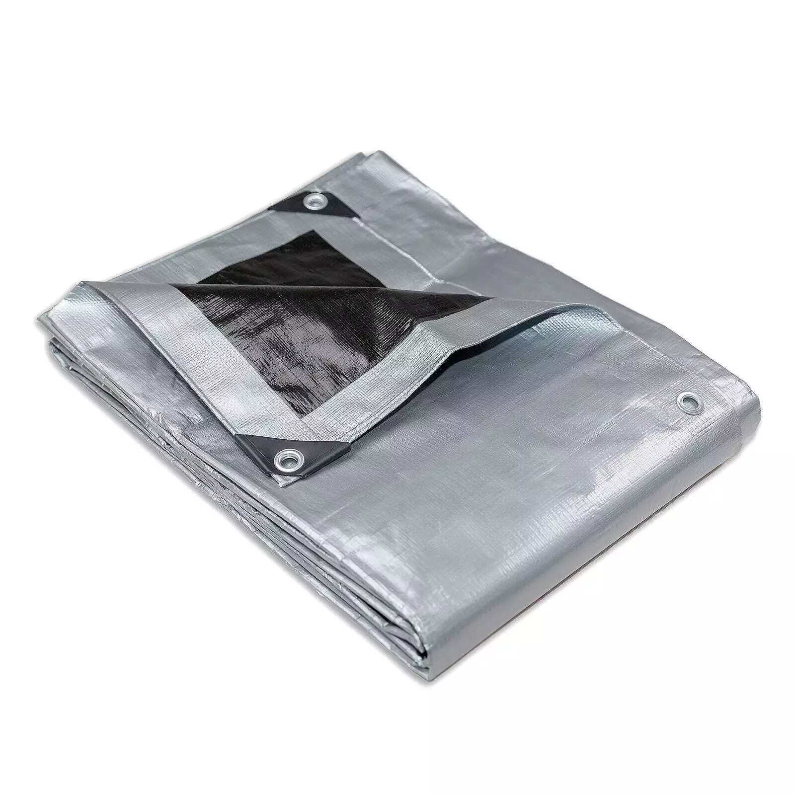 Silver tarpaulin